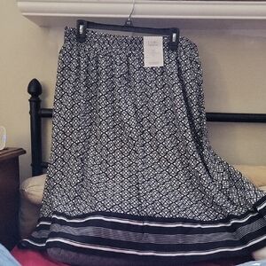 Croft & Barrow, Black and White Women's Skirt